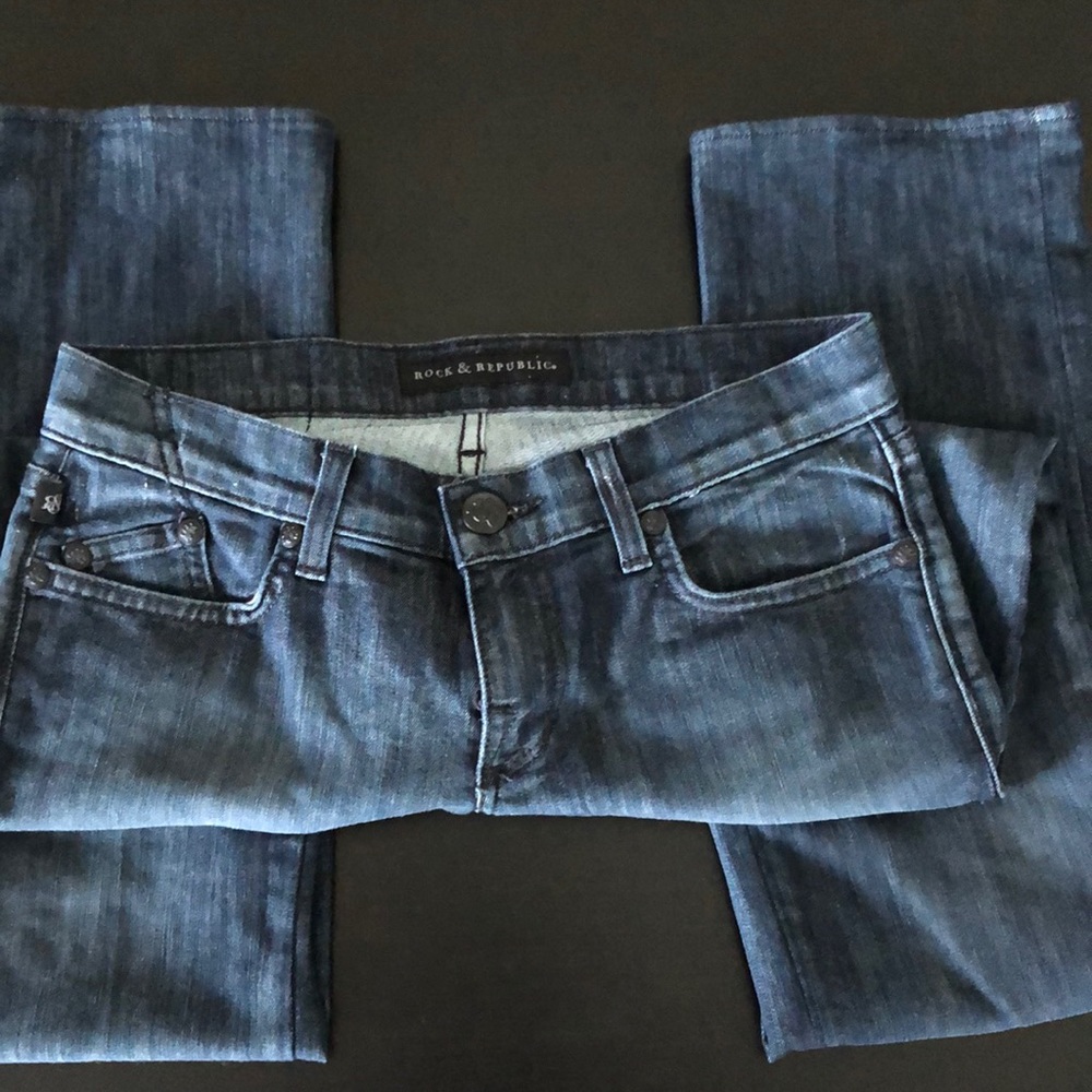 Rock & Republic Stella dark blue jeans size 27